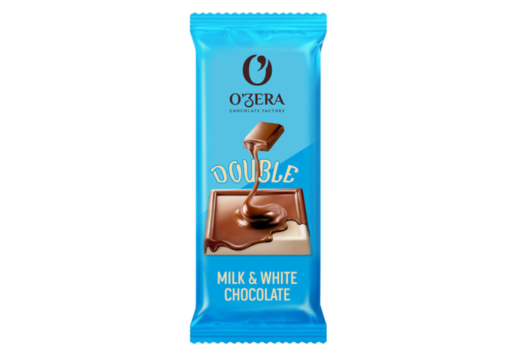 «O'Zera», шоколад Double Milk & White chocolate, 24 г
