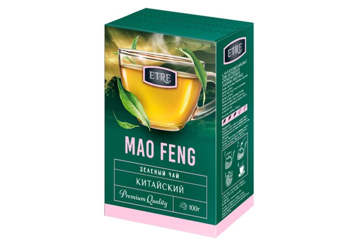 «ETRE», чай Mao Feng зеленый крупнолистовой, 100 г