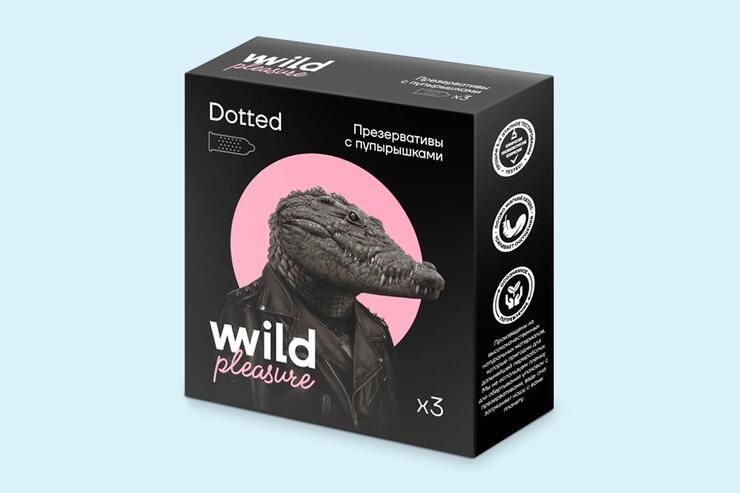 Презервативы латексные Dotted, 3 шт