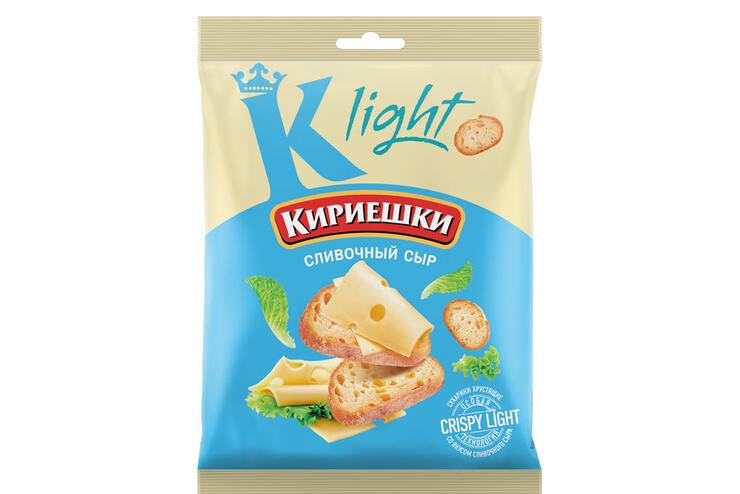 «Кириешки Light», сухарики со вкусом сливочного сыра, 80 г
