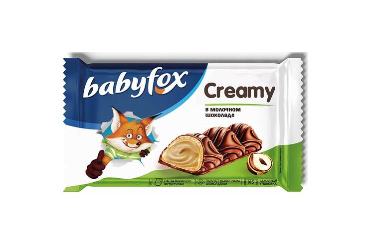 «BabyFox», батончики Creamy, 5 шт, 115 г