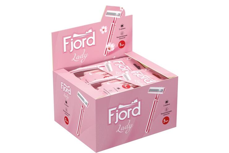 Станки одноразовые Lady, 5 шт «Fjord», 40 г