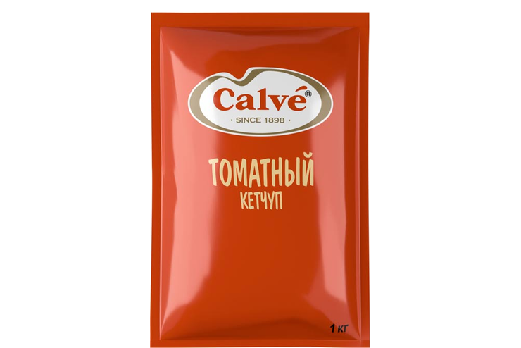 «Calve», кетчуп «Томатный», 1 кг