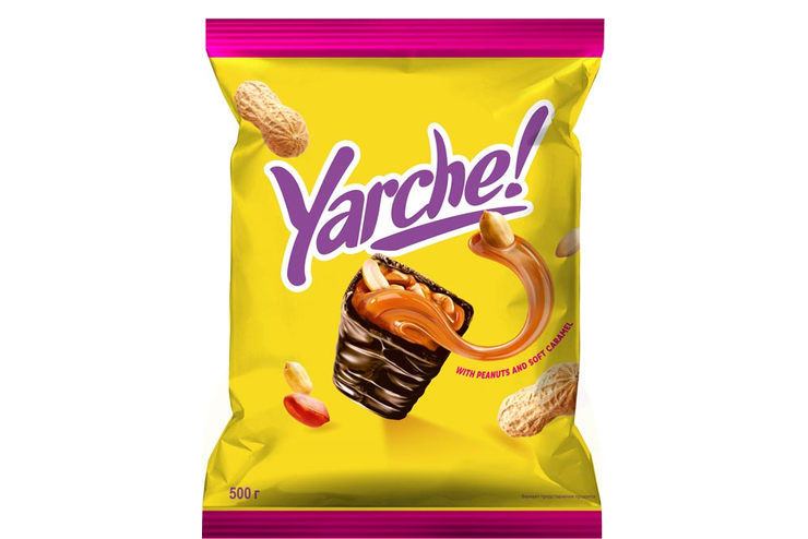 Конфета «Ярче!» с арахисом (коробка 5 кг)