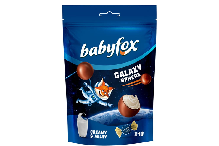 «BabyFox», конфеты шоколадные Galaxy sphere, 130 г