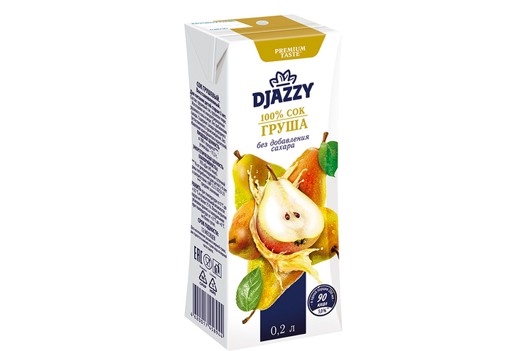 «Djazzy», сок «Груша», 0.2л, 218 г