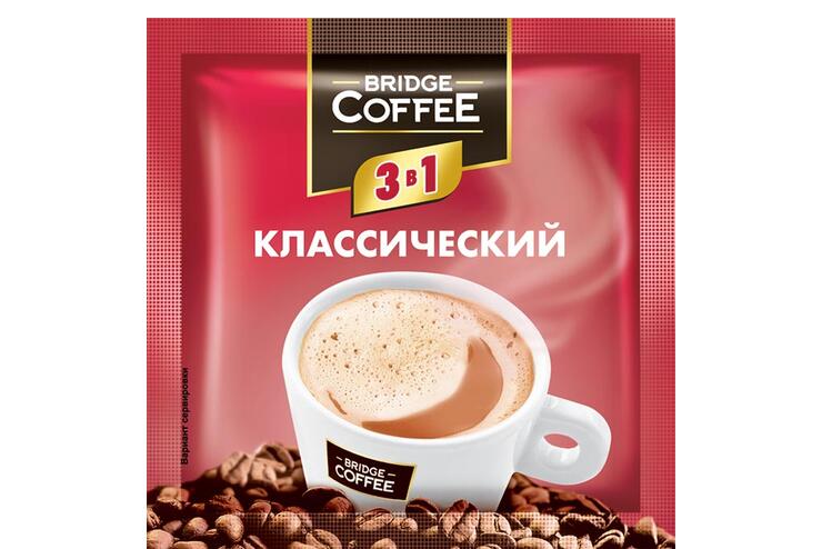 «Bridge Coffee», напиток кофейный 3 в 1, 20 г