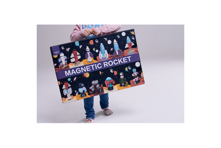 Конструктор магнитный «Magnetic robots» «Роботы», 68 деталей