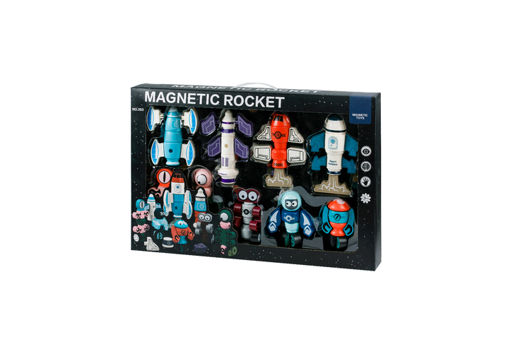 Конструктор магнитный «Magnetic robots» «Роботы», 68 деталей