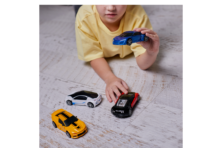 Машина-робот 2 в 1, красный