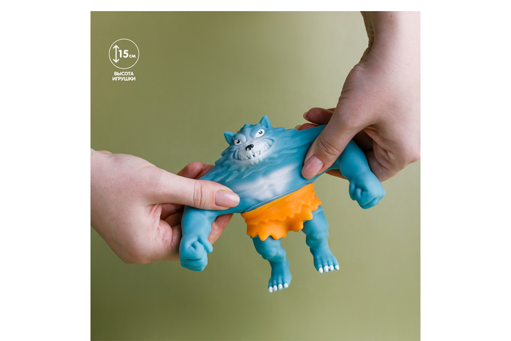 Мялка тянучка с песком «Волк»