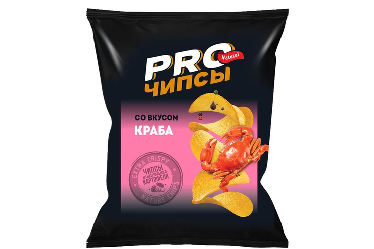 «PRO-Чипсы», чипсы со вкусом краба, 150 г