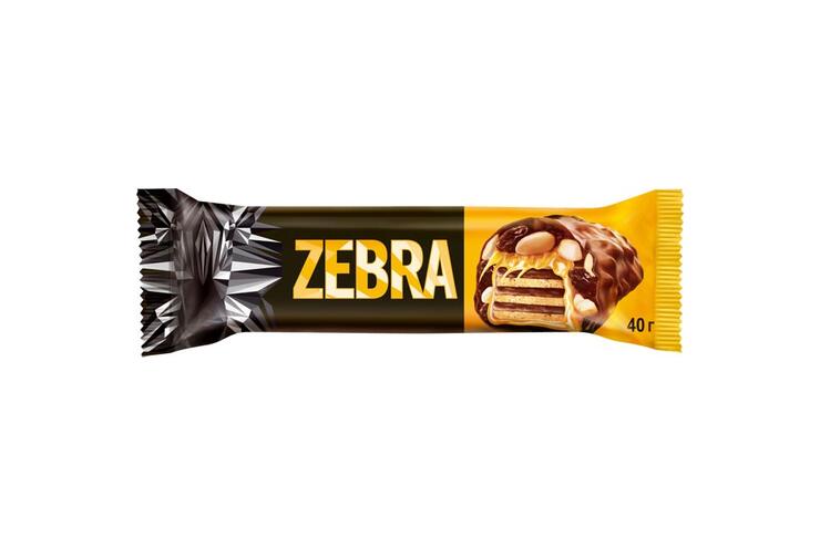 Вафли «Zебра», глазированные, 40 г