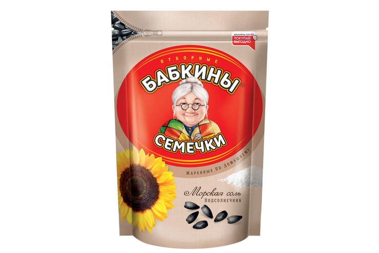 «Бабкины семечки», семечки жареные, солёные, 300 г «Бабкины семечки», семечки жареные, солёные, 300 г