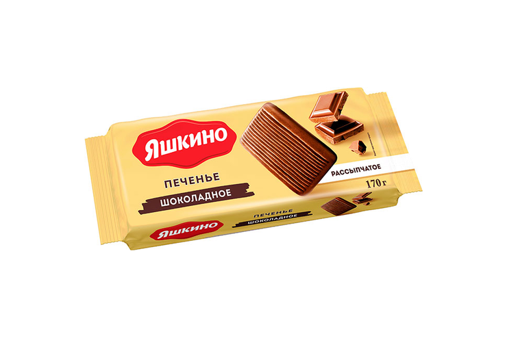 «Яшкино», печенье с шоколадным вкусом, 170 г «Яшкино», печенье с шоколадным вкусом, 170 г