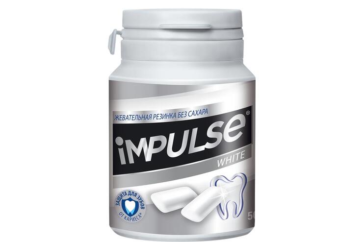 «Impulse ICE», жевательная резинка WHITE, 56 г