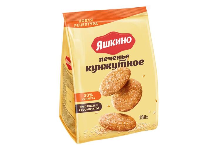 «Яшкино», печенье «Кунжутное», 180 г
