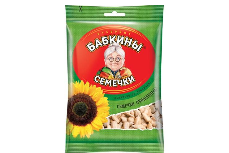 «Бабкины семечки», семечки жареные, очищенные, 100 г
