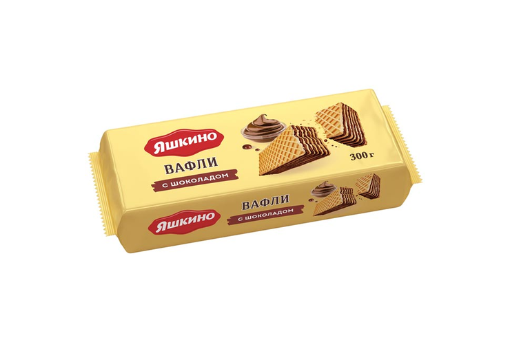 «Яшкино», вафли с шоколадом, 300 г