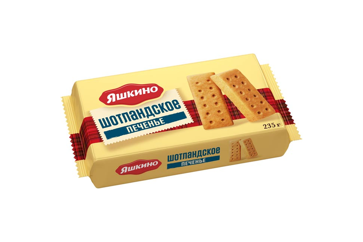 «Яшкино», печенье «Шотландское», на сливочном масле, 235 г «Яшкино», печенье «Шотландское», на сливочном масле, 235 г