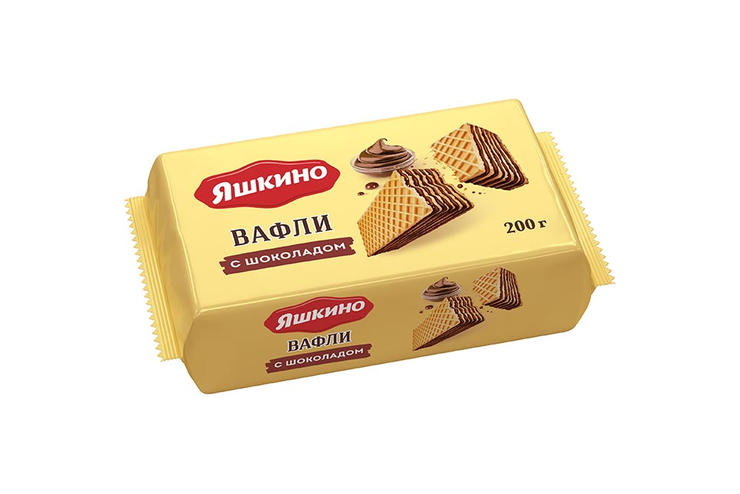 «Яшкино», вафли «Шоколадные», 200 г «Яшкино», вафли «Шоколадные», 200 г
