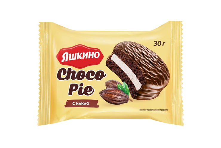 «Яшкино», choco Pie с какао, 30 г «Яшкино», choco Pie с какао, 30 г