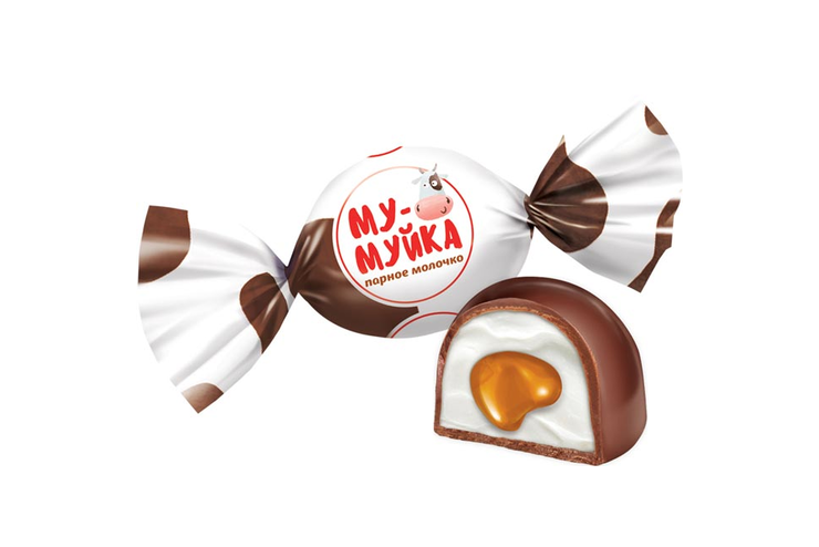 Конфета «Му-муйка» парное молочко, 500 г