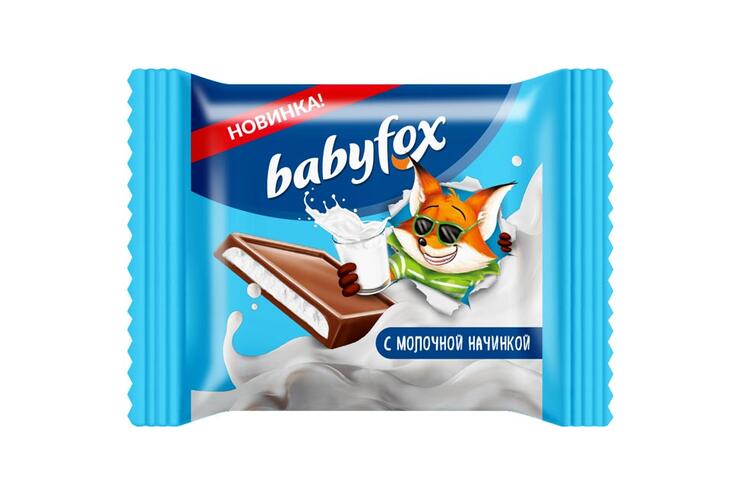 «BabyFox», молочный шоколад, 12 г