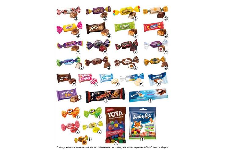 «Яшкино», набор новогодний (Дед Мороз в синем), 750 г