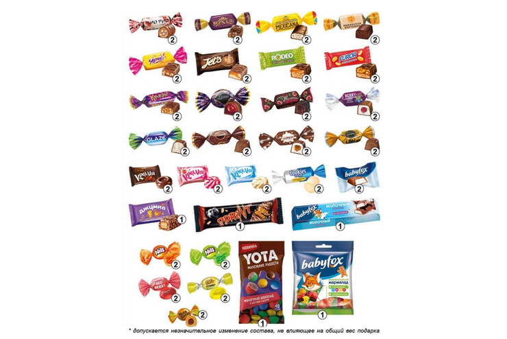 «Яшкино», набор новогодний (Лошадь), 750 г