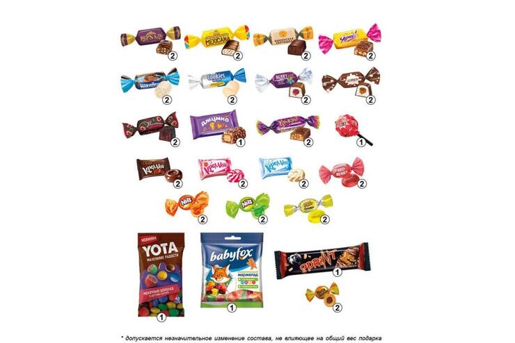 «Яшкино», набор новогодний (Снеговик), 500 г