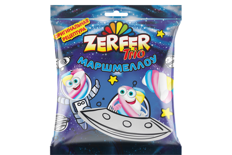 «Zerfer», маршмеллоу trio, 90 г