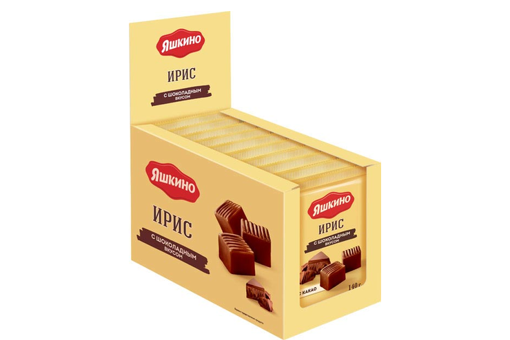 «Яшкино», ирис с шоколадным вкусом, 140 г