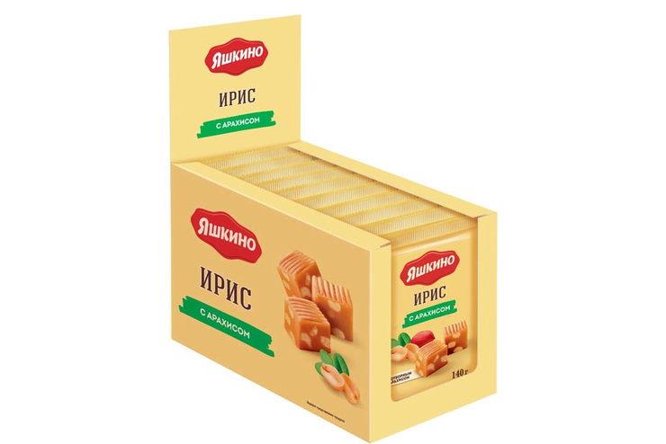 «Яшкино», ирис с арахисом, 140 г