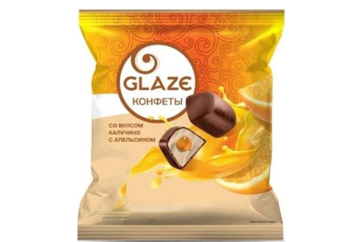 Конфеты «Глэйс» со вкусом капучино с апельсином (упаковка 0,5 кг)