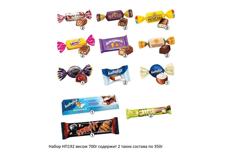 Б10 Набор новогодний подарочный К, 700 г