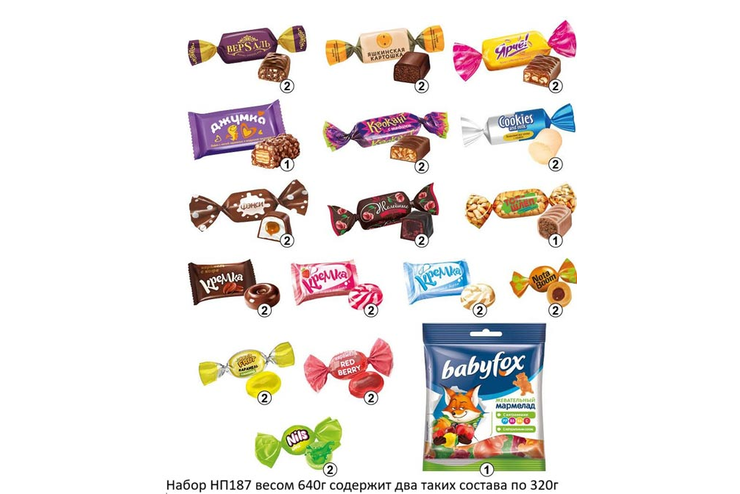 Б5 Набор новогодний подарочный, 640 г