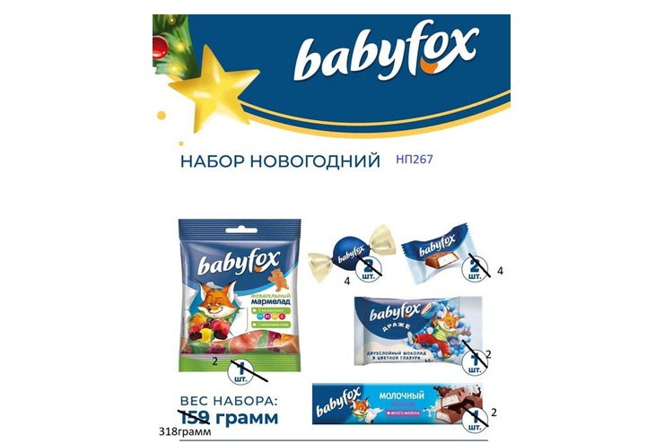 Б1 Набор новогодний подарочный, 318 г