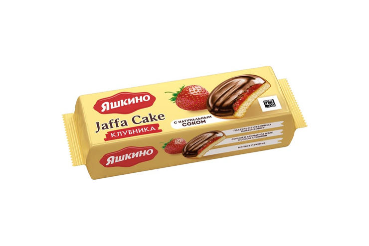 «Яшкино», печенье «Клубника», сдобное, 137 г «Яшкино», печенье «Клубника», сдобное, 137 г