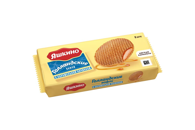 «Яшкино», вафли «Голландские» с карамельной начинкой, 290 г