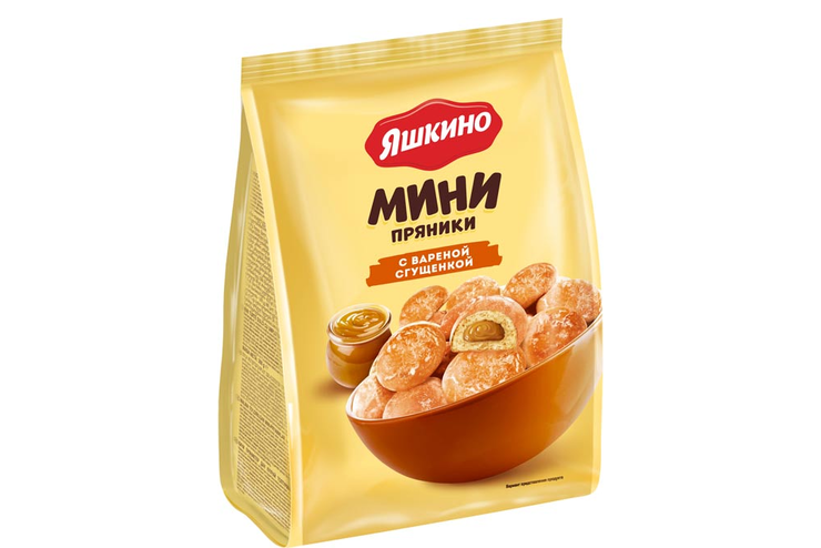 «Яшкино», пряники с вареной сгущенкой, 300 г