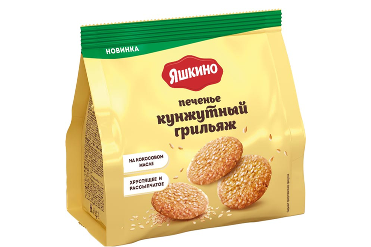 «Яшкино», печенье «Кунжутный грильяж», 120 г