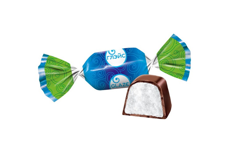 Конфета «Глэйс» со вкусом кокосовых сливок (упаковка 0,5 кг)