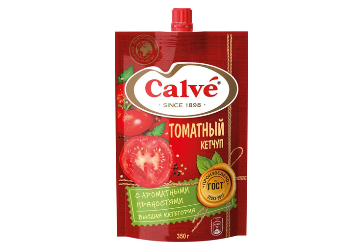 «Calve», кетчуп «Томатный», 350 г