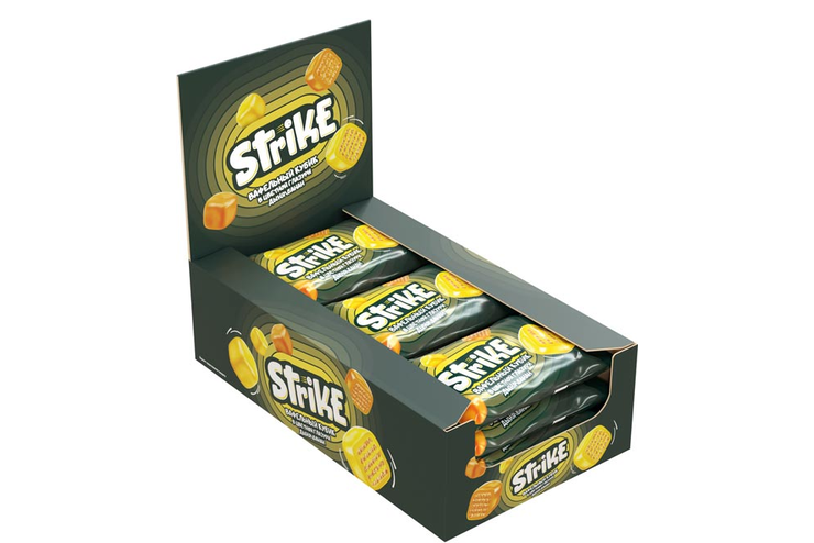 «Strike», драже «Вафельный микс» дыня/банан, 40 г