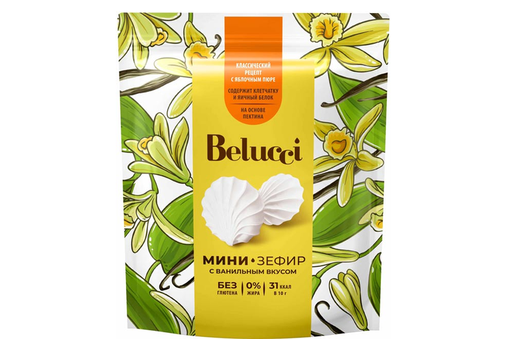 «Belucci», зефир ванильный, 80 г «Belucci», зефир ванильный, 80 г