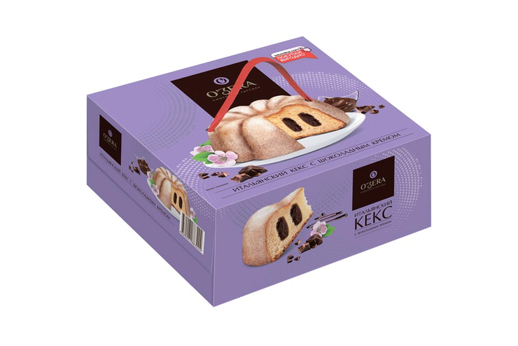 «O'Zera», кекс с шоколадным кремом, 520 г «O'Zera», кекс с шоколадным кремом, 520 г