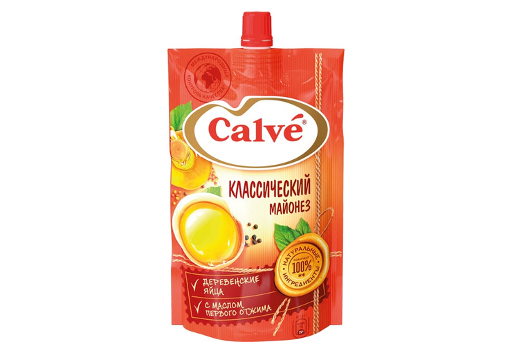 «Calve», майонез «Классический» 50%, 400 г