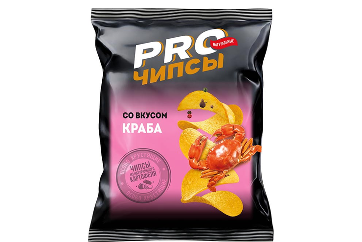 «PRO-Чипсы», чипсы со вкусом краба, 150 г