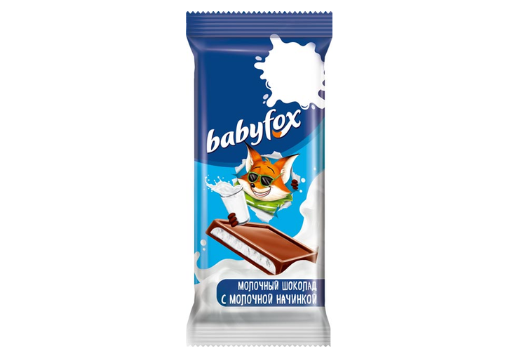 «BabyFox», молочный шоколад, 24 г «BabyFox», молочный шоколад, 24 г